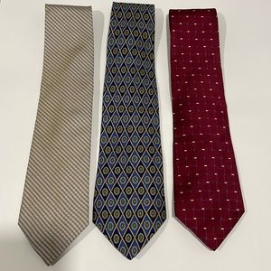 3 Tommy Hilfiger Neckties